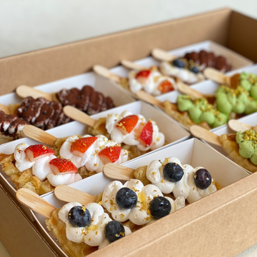 迷你牛角酥窩夫