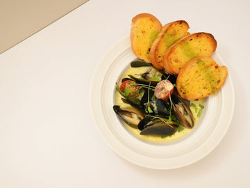 忌廉鮮活白酒煮青口 (24隻)