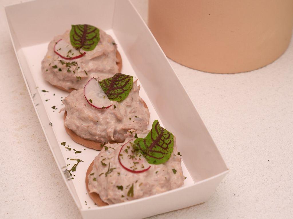 法式芥辣吞拿魚醬瑪麗餅 (12件)